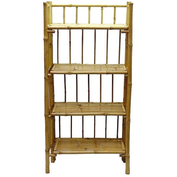 Bamboo54 Bamboo54 5403 4 Tier Bamboo Shelf - Natural Bamboo 5403 - main